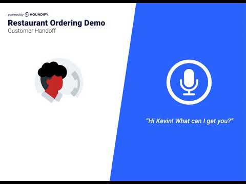 DEMO: Houndify’s Voice AI-Powered Restaurant Phone Ordering Solution