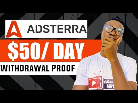 Adsterra Withdrawal Proof $50/ Day 💯 WORKING [PART 1]