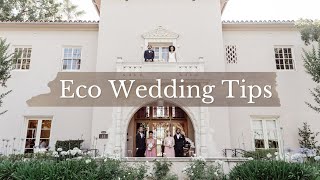 Sustainable Wedding Tips