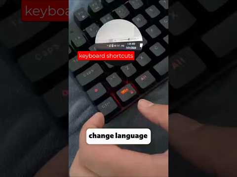 change language keyboard shortcuts tricks #computer #windows #keyboard #tricks