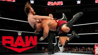 FULL MATCH: Bron Breakker bests Sami Zayn in 2-out-of-3 Falls Match: Raw highlights, Aug. 12, 2024