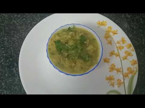 Beerakaya(Ridgegourd)Pesarapappu (moongdal)curry in telugu/tasty&simple recipe 😋 Harithas Kitchen.