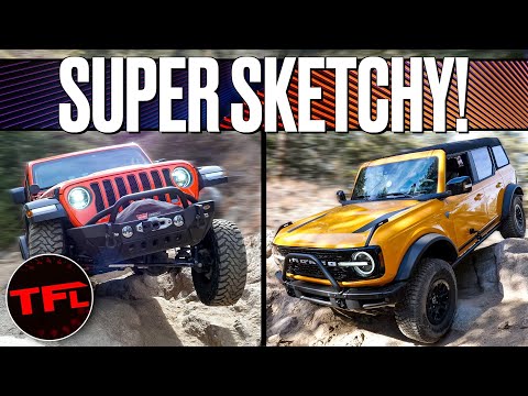 It Gets Super Sketch Super Quick: New Ford Bronco vs Lifted & Modified JK & JL Jeep Wrangler!