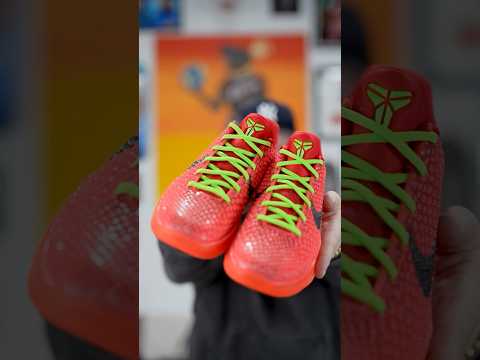 REVIEWING THE NIKE KOBE 6 REVERSE GRINCH IN UNDER 60 SECONDS!