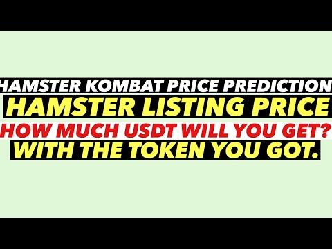 HAMSTER PRICE PREDICTION 🚨: HOW MUCH HAMSTER WILL LIST ON 26th SEPTEMBER #touchbillions #hamsters