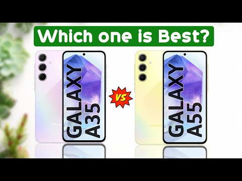 Samsung Galaxy A35 Vs Samsung Galaxy A55 | Full Comparison 🌟 Which one is Best?