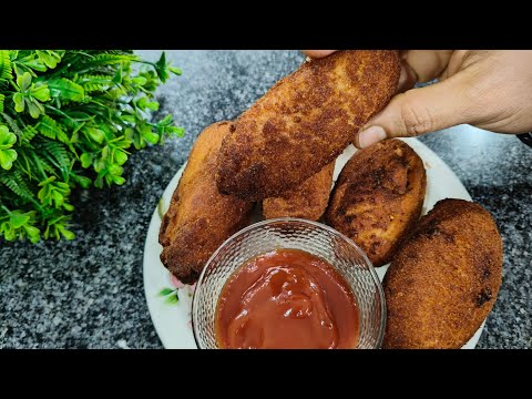 cheese potato bread roll 😋|crispy snacks recipe||classicfoods