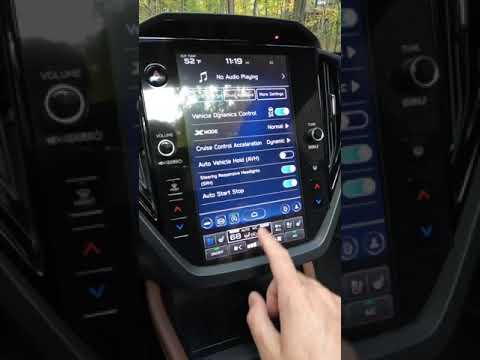 Check Out the 2025 Subaru Forester Center Display! #subaruforester #details #technology