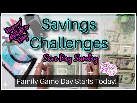 Save Day Sunday | Mothers Day Edition💐| Challenge Completed | Family Roll & Save #savingschallenges