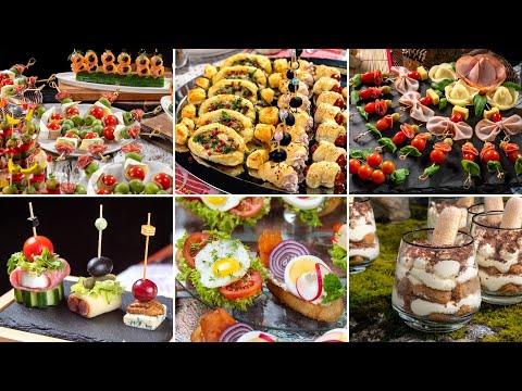 Easy Holiday Appetizer Recipes for you! Party appetizer ideas finger food and horderves for parties