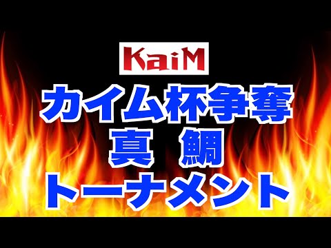 【真鯛】KaiM杯トーナメントで大暴れ！・・・。大鯛釣って優勝するぞ！