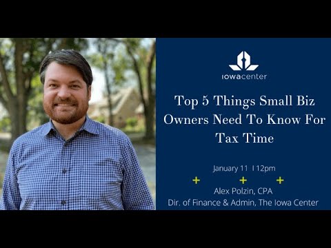 Top 5 Things Small Biz Owners Need To Know For Tax Time