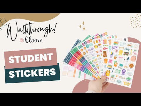 Student Sticker Pack - bloom Daily Planners ®