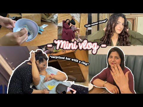 mini vlog (mother's day  + hair colour change)