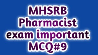 mhsrb pharmacist exam