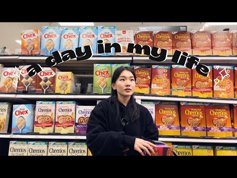 day in my life │ (working out, what i eat, grocery shopping)