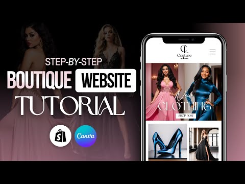 SHOPIFY BOUTIQUE TUTORIAL | HOW TO MAKE A CLOTHING WEBSITE 2024