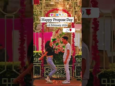 Haapy Propose Day 💍 || Love Status ❤️🌹#shorts #lovestatus #trendingshorts #propose_status