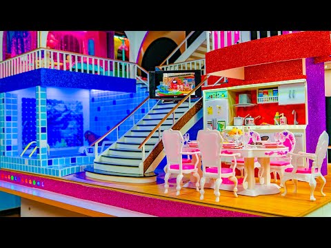 How to make a miniature Barbie Mega dollhouse!