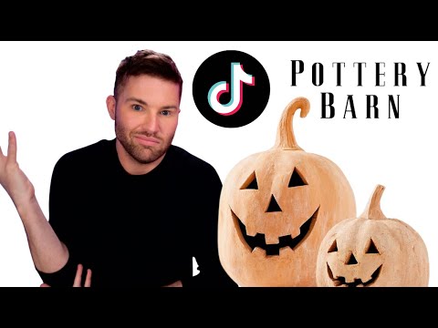 Can we make these VIRAL DIY Pottery Barn Terracotta Jack O' Lanterns?