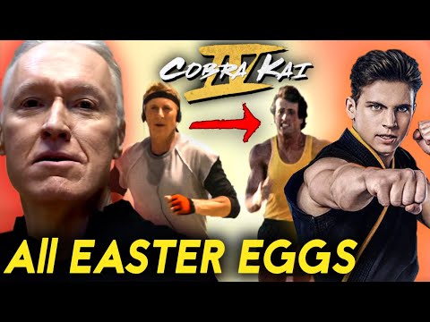 Cobra Kai Season 4 - All Easter Eggs, Callbacks & References Breakdown + Things You missed!