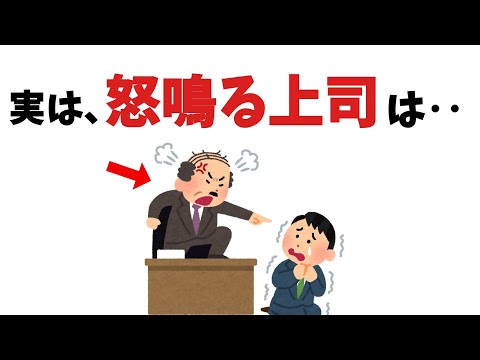 怒鳴る上司の末路【雑学】