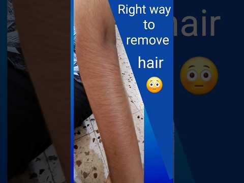 How to Remove Body Hair at Home|wax(hand)at home|(no irritation, redness, & itching)#shorts #waxing