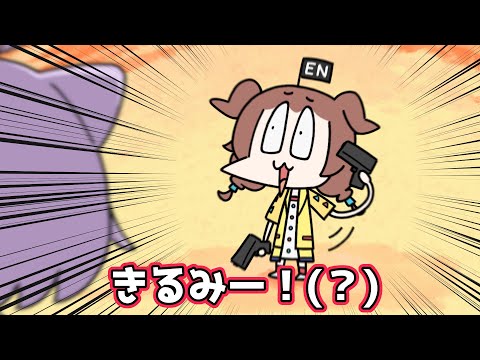 Dialect Okayu & English Only Korone【Hololive Animation｜CC Eng sub】