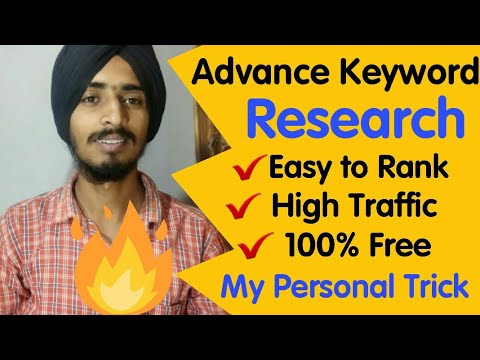 {ADVANCE} Keyword Research Find Low Competition Keywords with High Traffic RANK FAST ON GOOGLE 2020