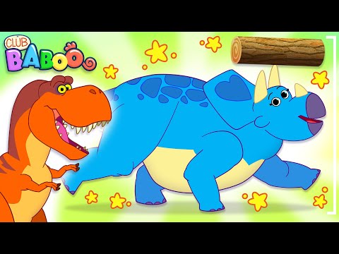 Learn DINOSAURS with Club Baboo DINO FACTS | Learning about the Triceratops and more Dinos!