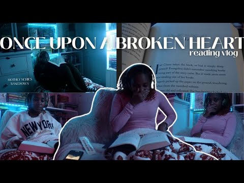 once upon a broken heart reading vlog | spoiler-free