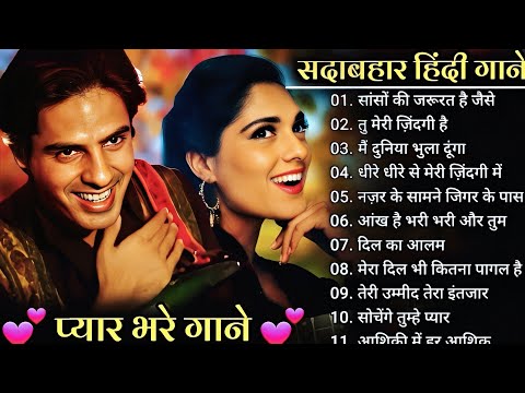 90's Love Songs 💗 90's Evergreen Hindi Songs 💗Alka Yagnik,Udit Narayan, Kumar Sanu, Sonu Nigam