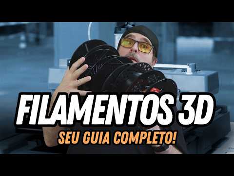 Guia Completo dos Filamentos 3D: Saiba Tudo!