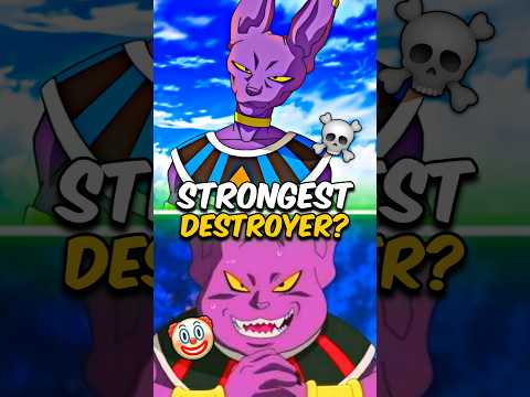 Every God of Destruction Ranked From Weakest to Strongest 😳? || #shorts #anime #dragonball