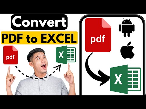 How to Convert PDF to Excel in Mobile | Convert PDF into Microsoft Excel (2025)