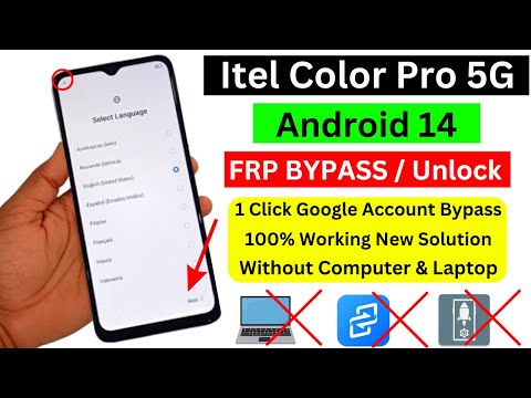 itel Color Pro 5G FRP Bypass Android 14 | Itel Color Pro Frp Unlock | All Itel Google Account Bypass