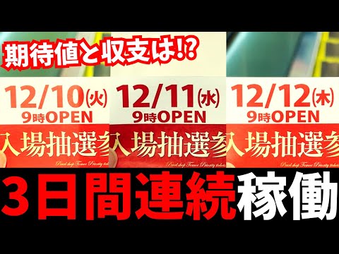 【検証】3日間連続で同じ店舗の同じイベントで稼働したら期待値と収支はいくらになるのか？