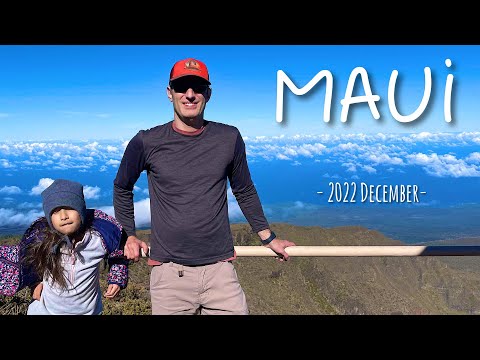 MAUI Vlog Part 6 - 2022 December - Over the clouds - to the Summit of Mt. Haleakala  (#201)