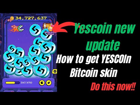 YESCOIN NEW UPDATE|How To Get Yescoin BTC Skin |Yescoin BTC Airdrop|Yescoin Airdrop|Yescoin mining