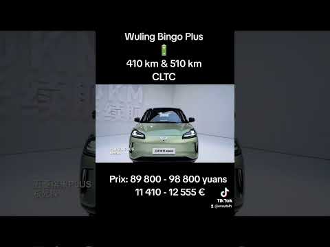 Wuling Bingo Plus🔋#ev #shorts  #wuling #car #automobile #voitureelectrique #electriccar #new