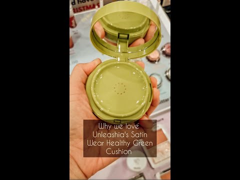 Why I'm obsessed with Unleashia's Satin Wear Healthy Green Cushion