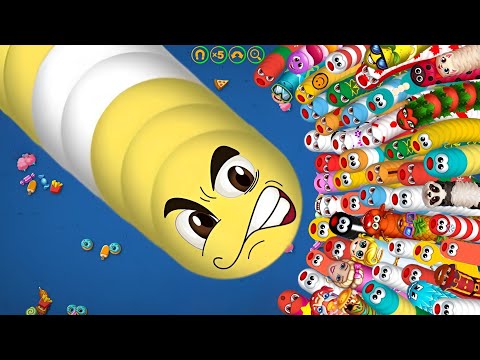 Worms zone Snake Game 🐍| Biggest Slither Snake | #wormszone #slitherio #slithersnake #16