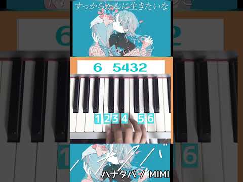 ハナタバ / MIMI  ピアノ