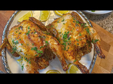 Juicy Air Fryer Lemon Pepper Cornish Hens| The Best Air Fryer Cornish Hens