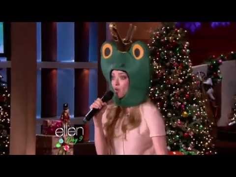 Amanda Seyfried Rapping on Ellen !