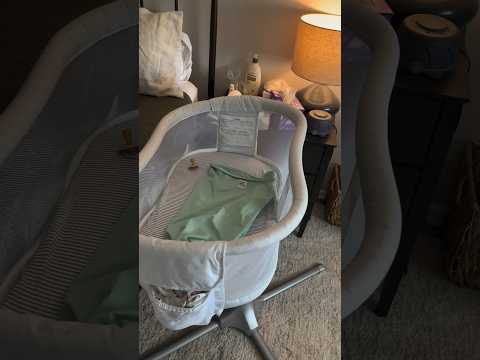 Checkout my bedside bassinet set up for my third baby!