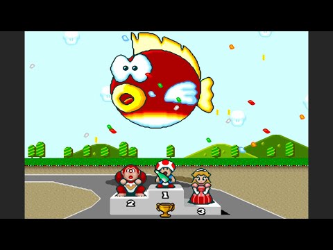 Super Mario Kart｜超級瑪利歐賽車｜100cc蘑菇杯｜SNES SFC 超級任天堂