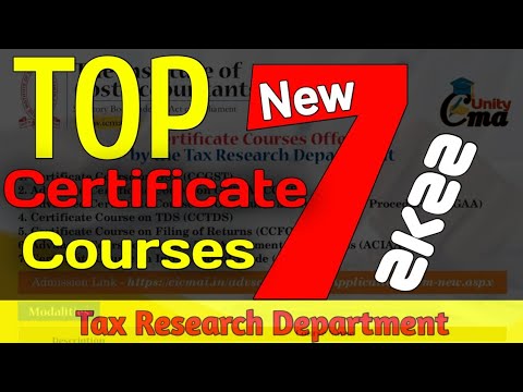 Top '7' Courses in Tax Research Department ||Ankit Poonia||