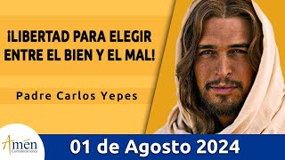 Evangelio De Hoy Jueves 01 Agosto 2024 l Padre Carlos Yepes l Biblia l San Mateo 13,47-53