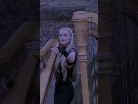 CATACOMBS (Harp Twins) - Full music video on our channel! #shorts #harptwins #harp #darkambient